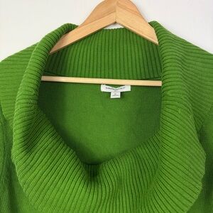 Green Banana Republic cowl neck sweater